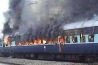 حريق فى قطار القاهرة اسوان