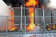 انفجار محول كهرباء بالفيوم