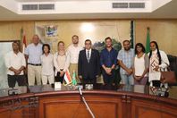 محافظ الفيوم مع الجانب الهولندى