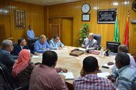 اجتماع محافظ الإسماعيلية مع مدير فرع بنك قناة السويس