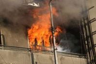 حريق شقة سكنية