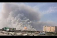 انفجار في مستودع أسلحة