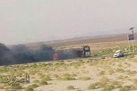 تفحم أتوبيس نقل عام بالغردقة