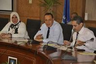 اجتماع مجلس عمداء جامعة القناة