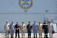 رئيس أركان حرب القوات المسلحة المصرى و اليونانى يشهدان التدريب البحرى