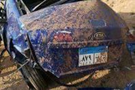 صورة السيارة المنقلبه