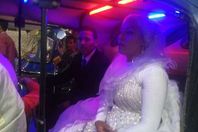 زفاف العرسان بالتكاتك فى المنيا