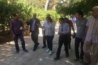 محرز تتفقد حديقة الاسماك