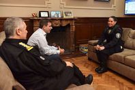 شرطية تم تكريمها