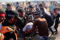 ‎إصابة فلسطيني في مواجهات مع الاحتلال بغزة