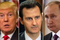ترامب وبوتين والأسد