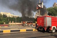 شاهد.. لقطات صعبة في حادث انفجار سيارة الدقي