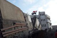 المبنى الذي تم استهدافه