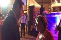 الفنانة الراحلة أمينة رشيد مع الفنان مصطفى شعبان