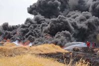 حريق شركة نفط الشمال بكركوك