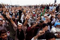 المظاهرات في باكستان