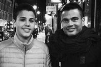 عمرو دياب ونجله