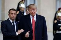 " ترامب" و " ماكرون"

