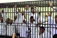 إيداع متهمي "كتائب حلوان" قفص الاتهام