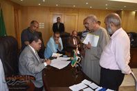 محافظ الفيوم واجتماع خدمة المواطنين