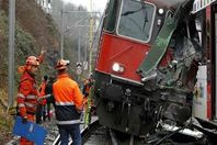 تصادم قطارين بسويسرا