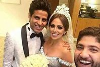 شاهد.. حفل زفاف حمدي الميرغني واسراء عبد الفتاح  بحضور عدد لفيف من نجوم الفن والمشاهير