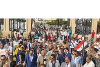 وزير التنمية المحلية خلال الاحتفال