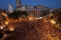 مظاهرات فى كاتالونيا