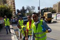 شباب ملتقي كفرالدوار اثناء حمله النظافه