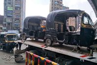 بالصور: ضبط 21"توك توك".. وسحب أكثر من 100 رخصة بالغربية