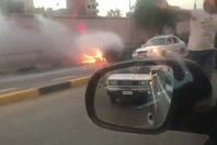 جانب من الحريق