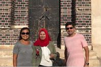 جانب من الجولة السياحية للقنصل التركي وزوجته