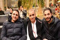 أحمد السبكي ونجليه