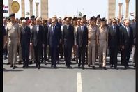 السيسي يتقدم الجنازة العسكرية لرئيس أركان القوات المسلحة