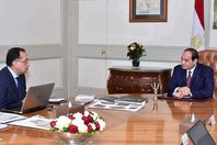 الرئيس السيسي مع رئيس الوزراء