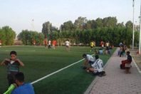 تنفيذ ملاعب رياضية بقرى الوادي الجديد