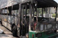 السيطرة على حريق أتوبيس هيئة النظافة بالعباسية