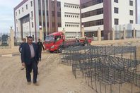 بالصور.. إنشاء مجمع إداري خدمي خلف محكمة سفاجا