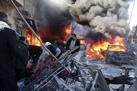 36 مدنياُ ضحايا أول غارة روسية على سوريا