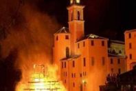 مصدر أمني يكشف تفاصيل حريق كنيسة مارى مينا بشبرا