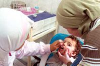 حملة ترويجية للتطعيم ضد شلل الأطفال بالدقهلية