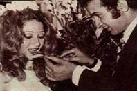 صورة نادرة لعقد قرآن بوسي ونور الشريف