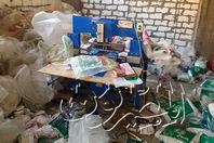 ضبط ثلاثة أطنان حفاضات أطفال مغشوشة ببني سويف