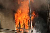 تفحم ربة منزل في حريق شقة بحلوان