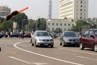 سيولة مرورية وتواجد أمني بوسط البلد