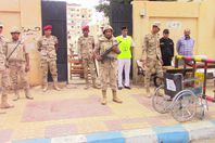 بالصور.. إقبال ضعيف بلجان مطروح