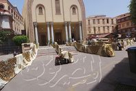 بالصور.. مرقسية الإسكندرية تتزين لقداس القيامة