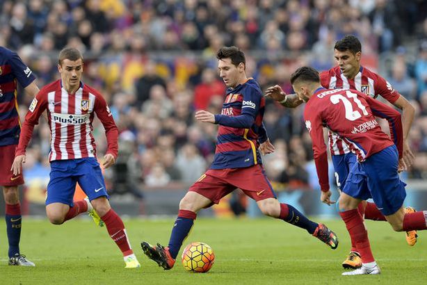 تشكيل برشلونة وأتليتكو مدريد