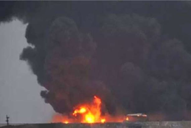 انفجار ناقلة نفط إيرانية