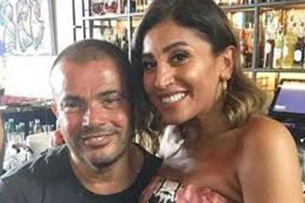 عمرو دياب و دينا الشربيني